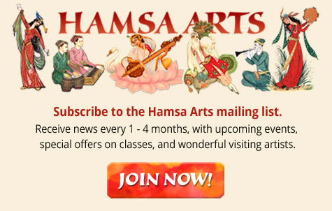 Joing the Hamsa Arts Mailing List