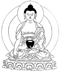 Buddha drawing